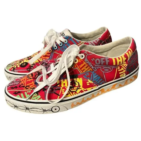 Vans | Shoes | Vans Custom Sneakers With A Graffitistyle  display picture 3